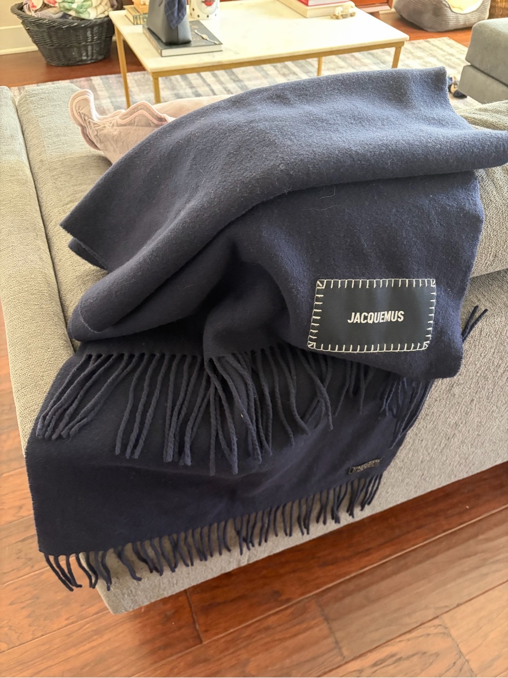 Jacquemus XL wool scarf